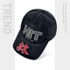 American washed old broken brim baseball cap for men and women