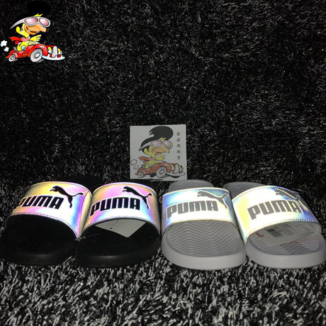 puma slides reflective