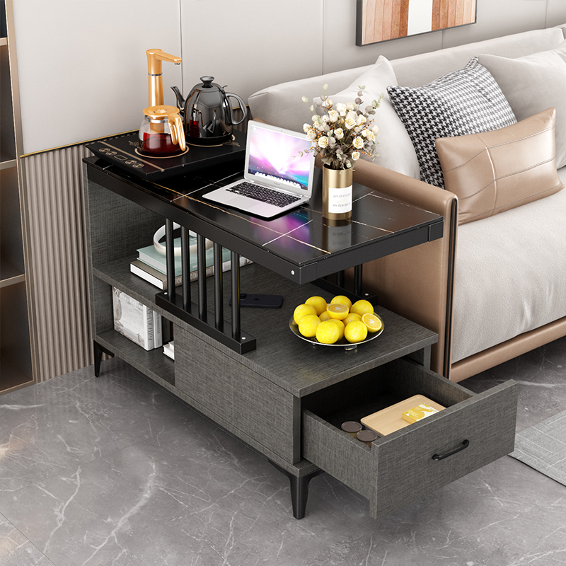 沙发边几茶几可移动客厅家用创意床头柜侧边柜意式极简多功能角几 - 图3