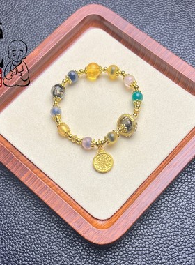 龙年糖心转运琉璃手串