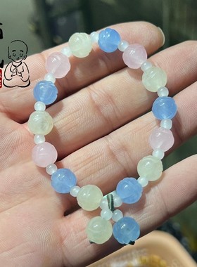 莲花金丝玉多宝转运珠手串