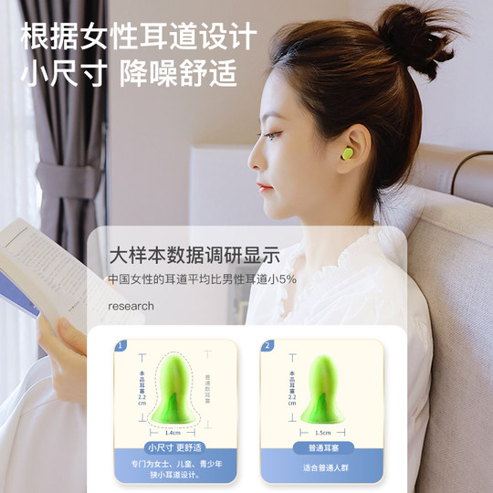宜家依女士睡眠睡觉耳塞超级超强隔音降噪防噪音专用神器耳朵耳罩