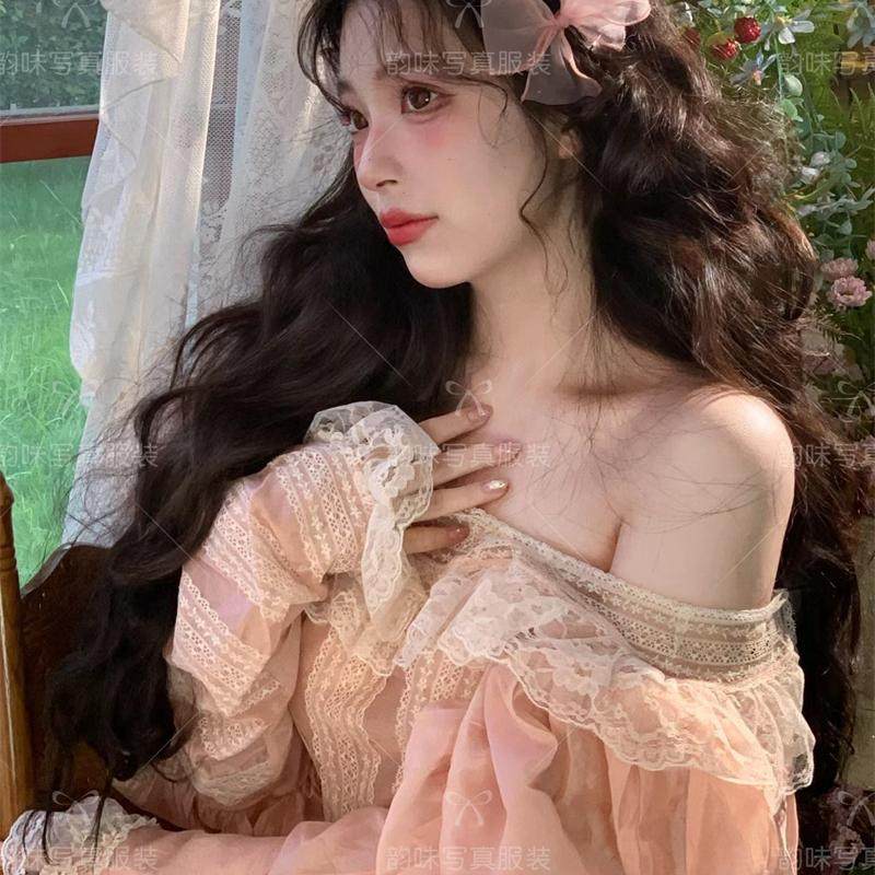 新款影楼拍照主题法式气质温柔风氛围感私房少女个人艺术照摄影服,淘宝优惠券,粉丝福利购,淘宝优惠卷