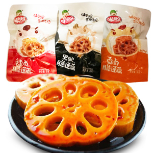 湖南特产香辣卤藕片