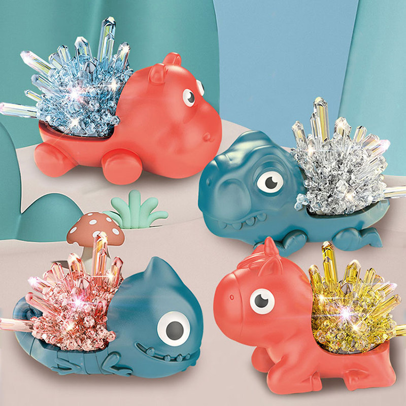 儿童水晶树种植趣味科学小实验益智玩具恐龙动物人工自种生长花,淘宝优惠券,粉丝福利购,淘宝优惠卷