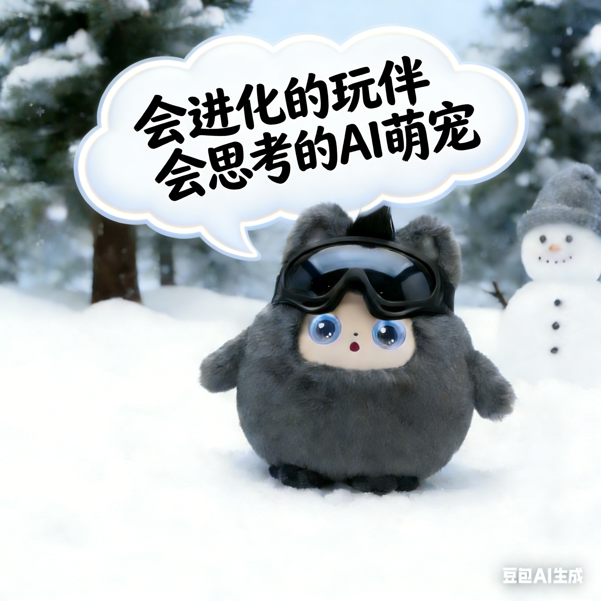 豆包Ai智能机器人电子宠物陪伴毛绒儿童玩具对话聊天孩子新年礼物,淘宝优惠券,粉丝福利购,淘宝优惠卷