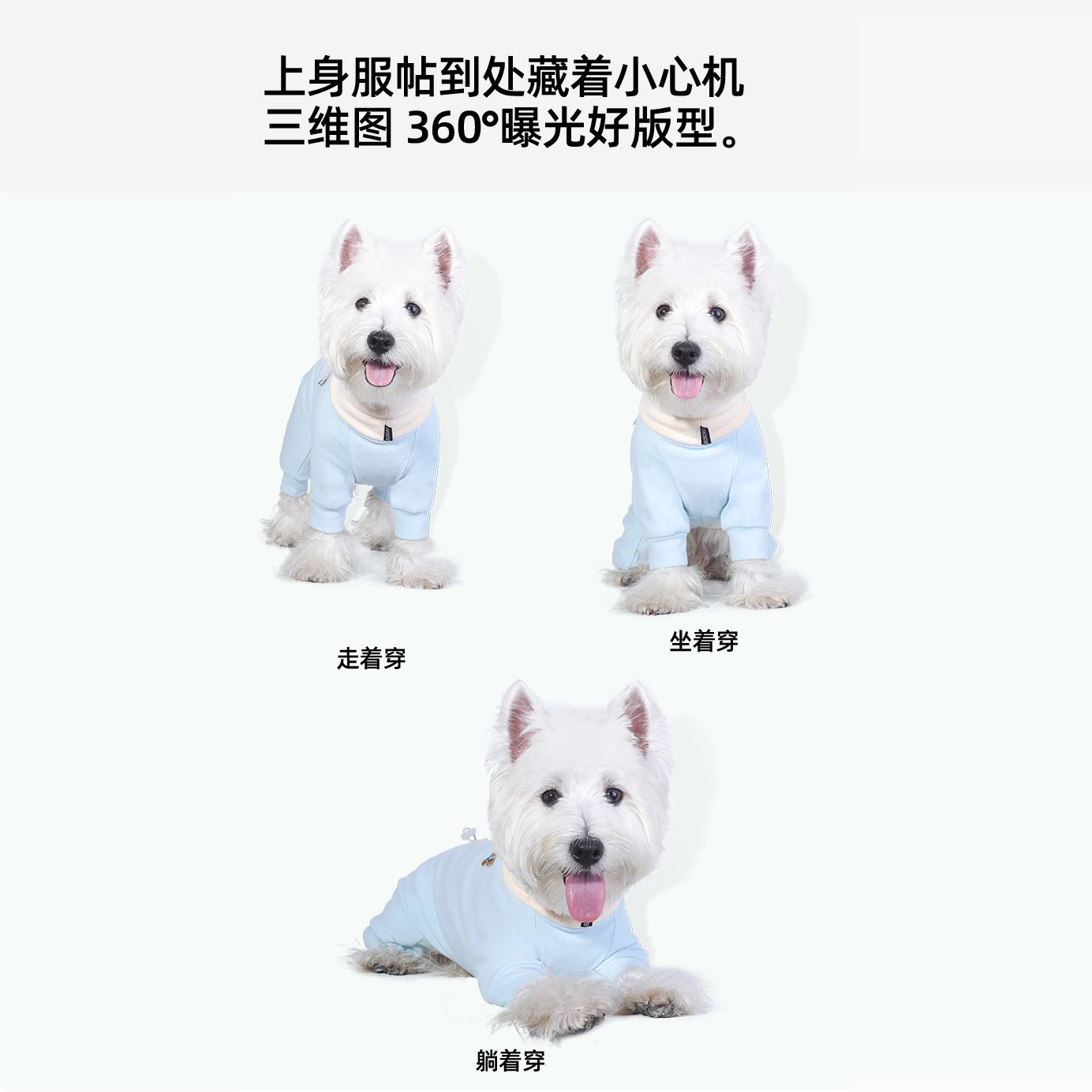 BORORO德绒宠物狗狗衣服秋冬款中小型犬冬天比熊保暖背心四脚衣 - 图0