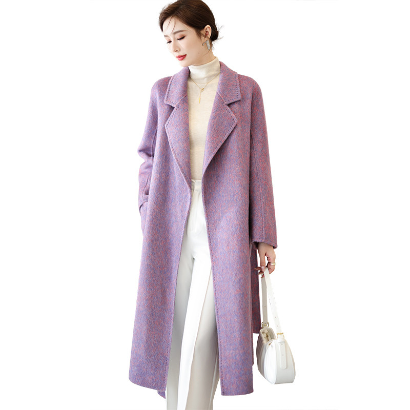 双面羊绒大衣女2025秋冬新长款流行减龄浴袍赫本风呢子羊毛呢外套,淘宝优惠券,粉丝福利购,淘宝优惠卷