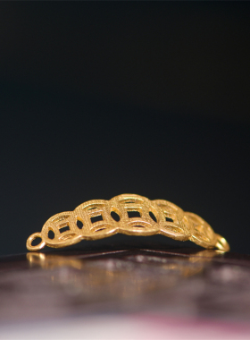 黄金古钱币手牌财源滚滚