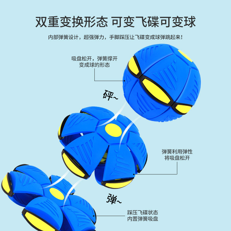 网红弹力踩踩脚踩弹跳球飞碟球类球 丹妮奇特再兴球类玩具/球类运动
