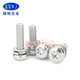304 stainless steel plum blossom pan head three combination screws