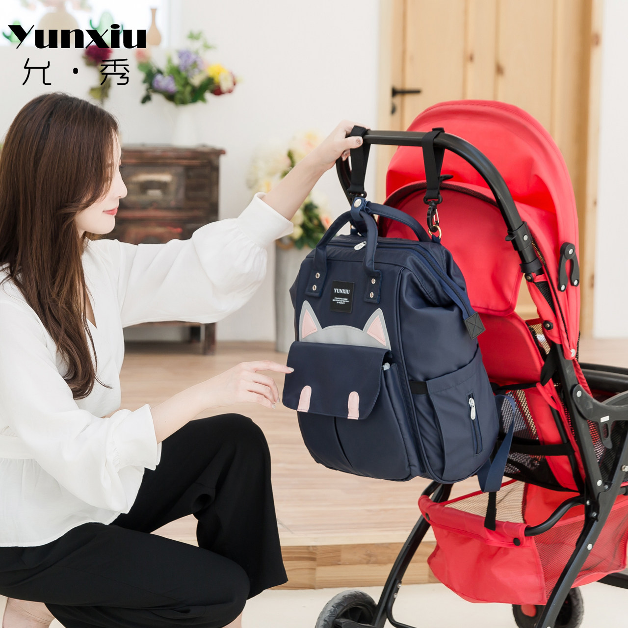 2019新款双肩妈咪包轻便手提背包 允秀妈咪包/袋