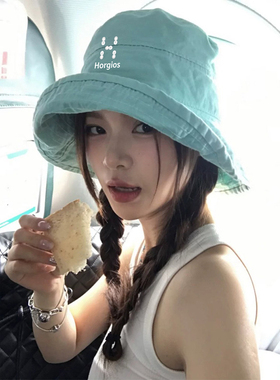 火柴棍拓途防晒可折叠渔夫帽女