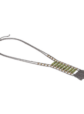 波西米亚民族风金属流苏复古项链