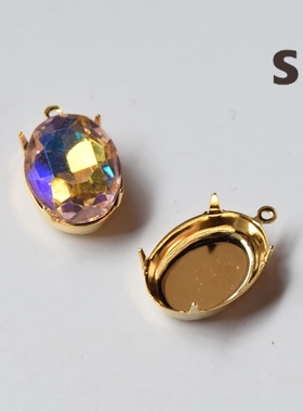 美国镀金宝石手作材料