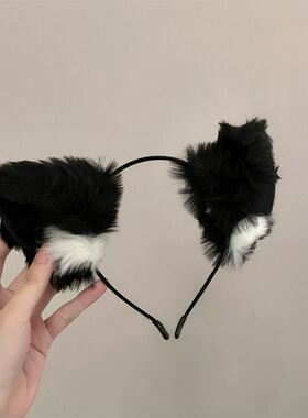 猫耳朵头饰发箍女仆装猫咪眼罩