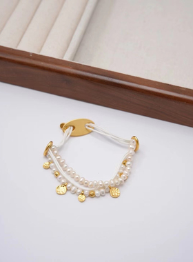 小众设计天然石珍珠手链