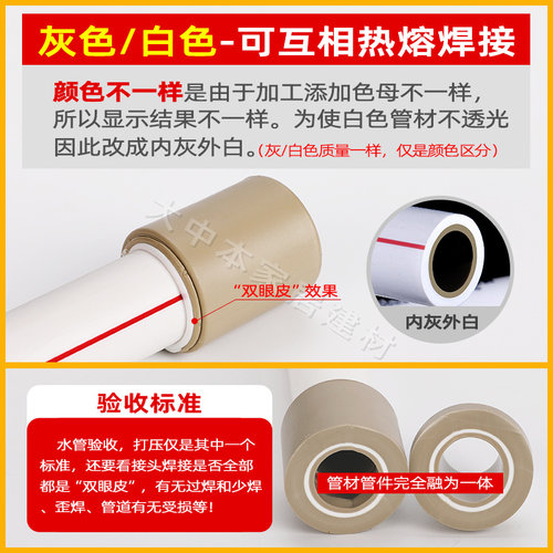 联塑PPR 4分20三通暖气6分25家装等径热水管顺水热熔管件接头配件 - 图1