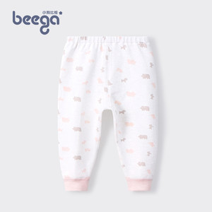 小狗比格 婴儿秋裤舒绒儿童睡裤单条裤子男女宝宝长裤春秋1-3-5岁