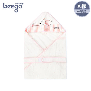 小狗比格新生儿抱被纯棉宝宝抱毯包巾夏季婴儿襁褓婴幼儿空调毯薄