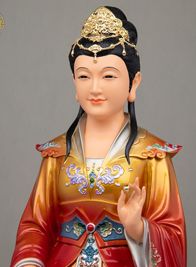 胡秀英家用供奉保平安坐像桌摆件