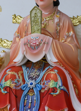 三霄娘娘神像汉白玉像家用摆件