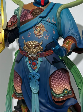 汉白玉面然焰口焦面鬼王菩萨像