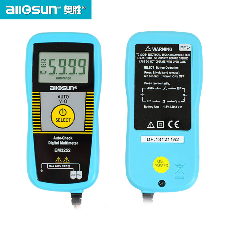 奥胜小黑马迷你数字高精度万用表 奥胜万用表