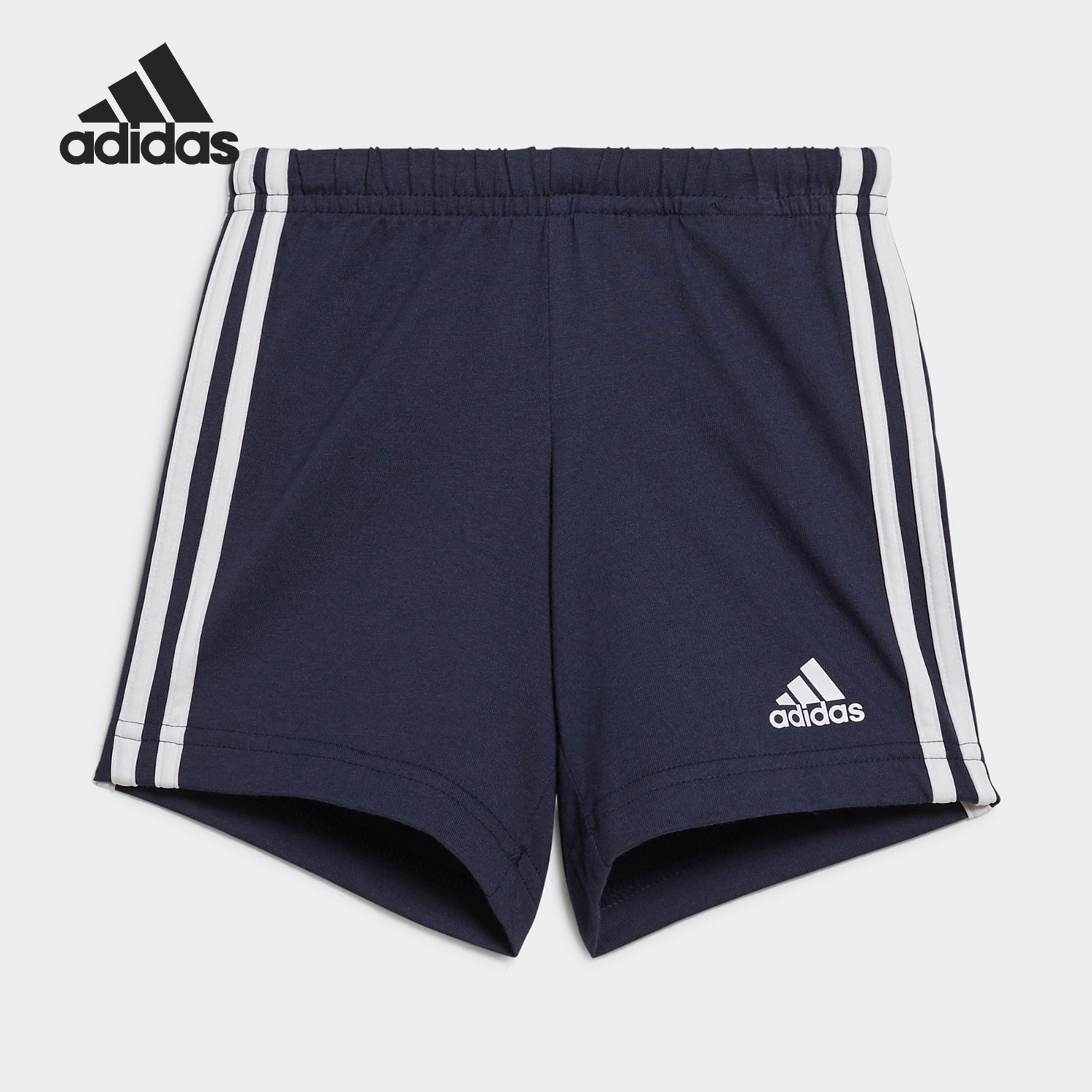 Adidas/阿迪达斯正品夏季新款儿童训练运动休闲短袖套装GM8967-图2