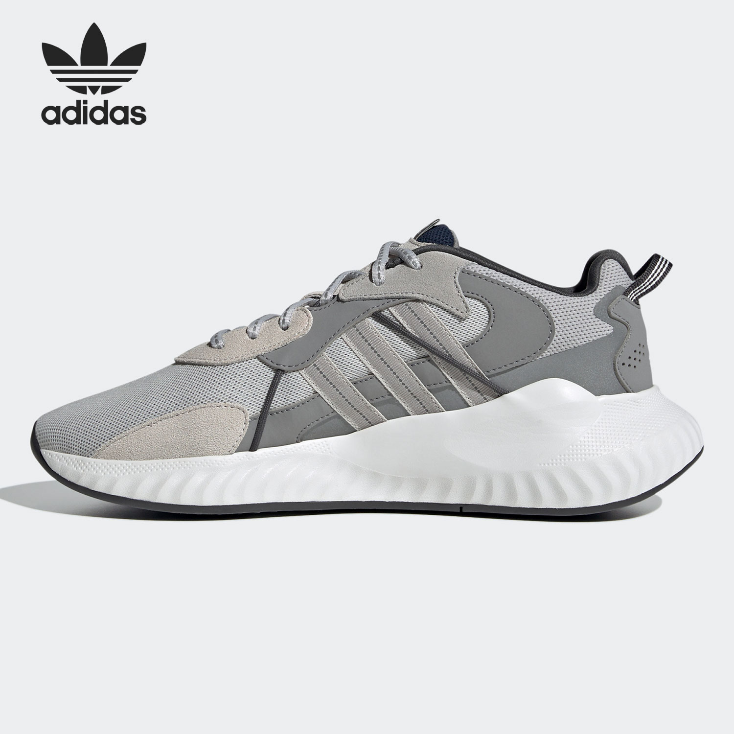 Adidas/阿迪达斯正品新款男女健身训练运动缓震防滑休闲鞋 H05766 - 图0