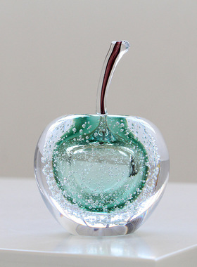 轻奢琉璃苹果梨水果摆