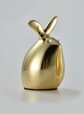 欧式风金属动物小摆件软装饰品