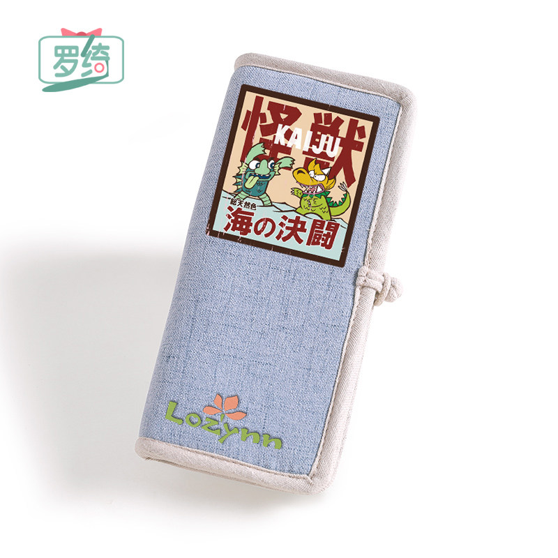 罗绮x怪兽联名款韩版可爱女零钱包 lozynn罗绮钱包