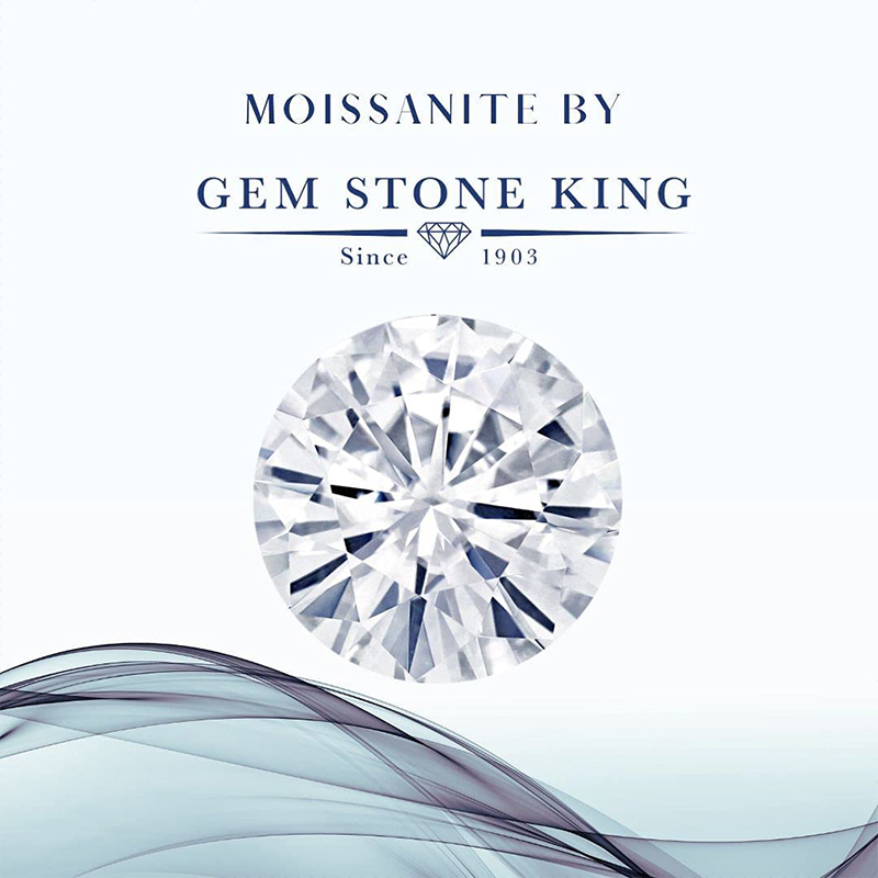 gsk女925银10k金双色镶合成项链 gemstoneking海外项链