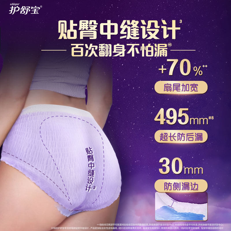 【顺手带1件】护舒宝考拉散热安睡裤奢柔裤贴贴裤日夜卫生巾超薄,淘宝优惠券,粉丝福利购,淘宝优惠卷
