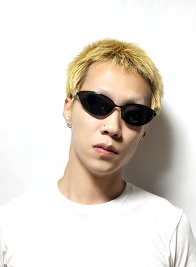 欧美复古螳螂镜片防紫外线墨镜