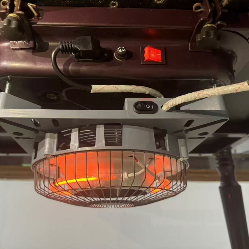 餐桌正品麻将机取暖器烤火炉电暖炉全自动麻将桌烤灯四面开关包邮