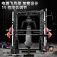 Tank-grade Smith machine squat and bench press rack with multiple functions