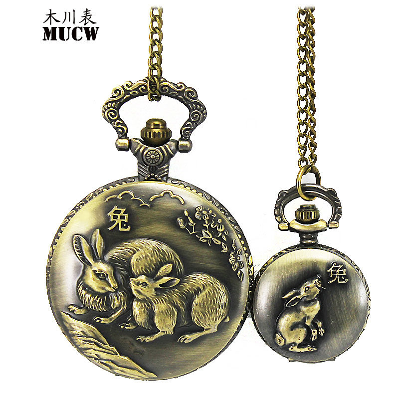 复古白领学生表潮流男女项链陀表 木川怀表