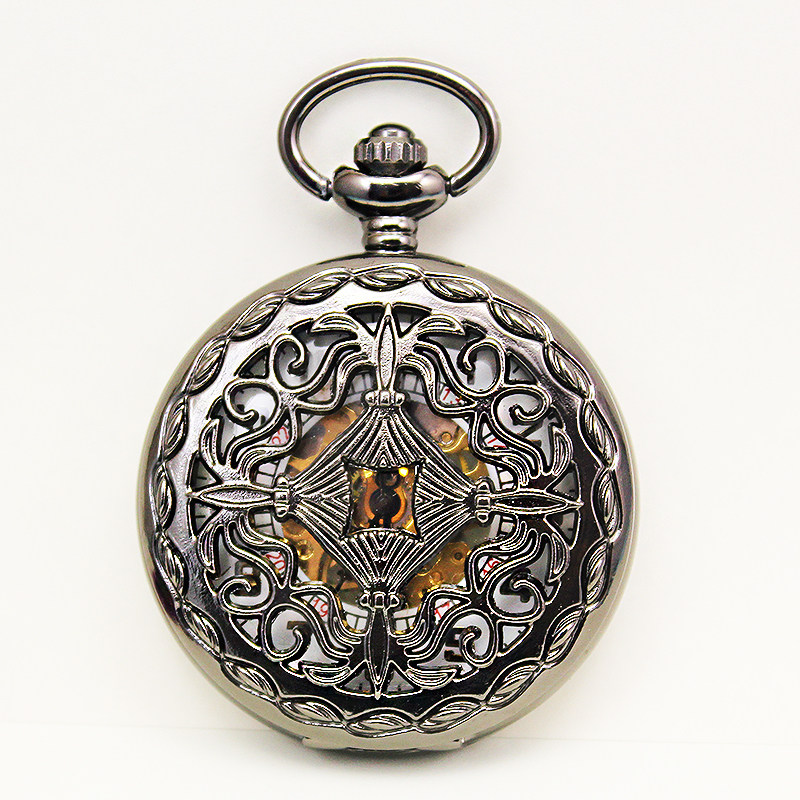 经典复古老人男士石英表怀表 木川怀表