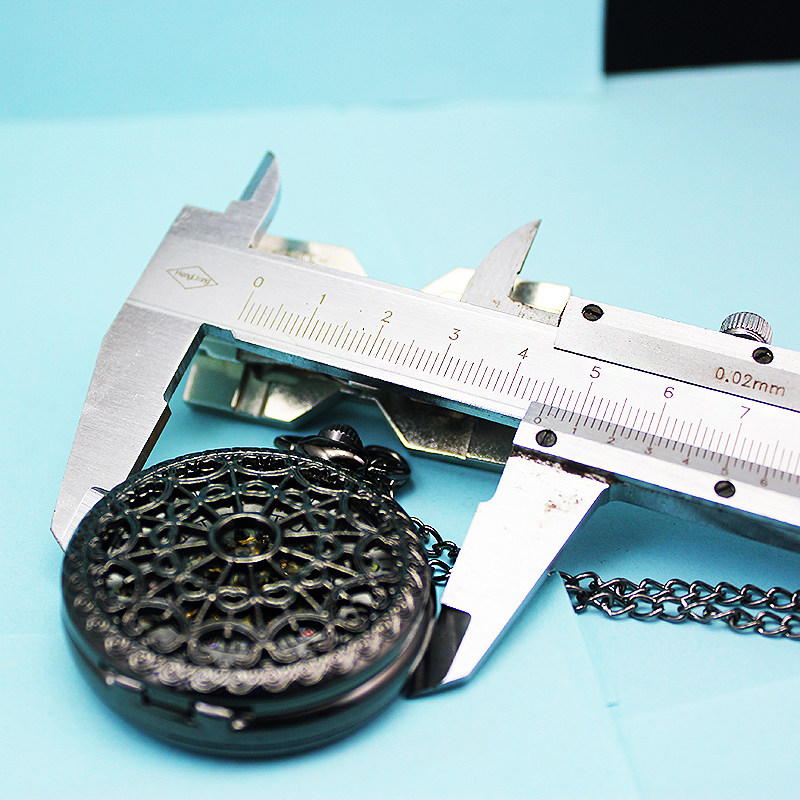 经典复古老人男士石英表怀表挂链表 木川怀表