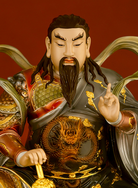 精雕纯铜真武大帝神像玄武上帝