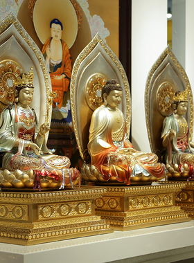 进口寺院金刚台掐丝珐琅彩佛像