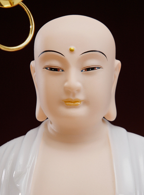 汉白玉地藏王菩萨佛像装饰摆件