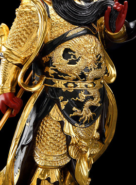 台湾铜贴金伽蓝韦陀菩萨供奉神像