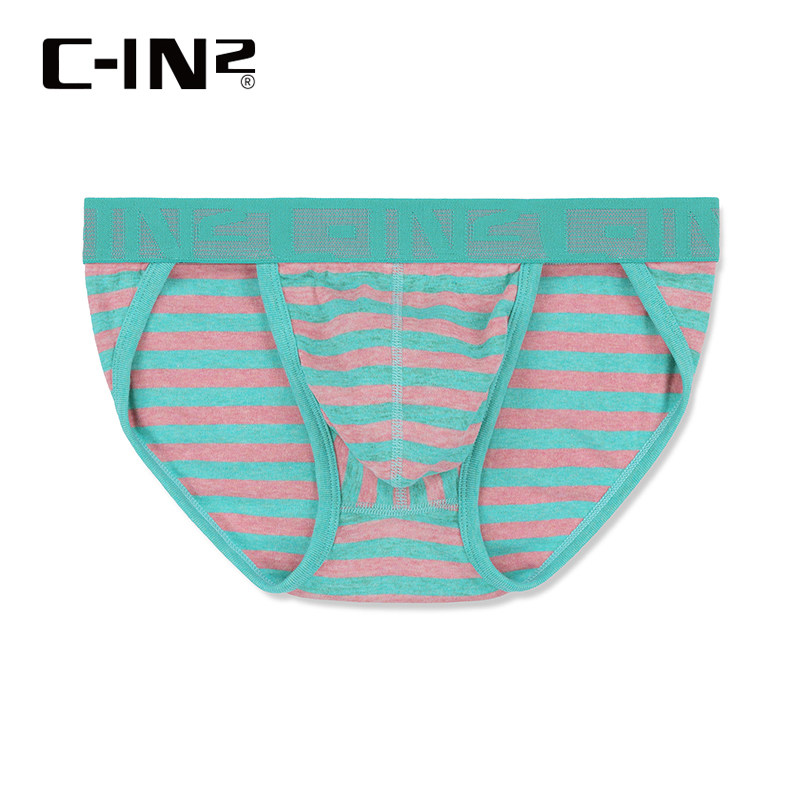 C-IN2新品男士内裤棉涤纶运动U凸低腰高叉不勒腿三角裤1912RT,淘宝优惠券,粉丝福利购,淘宝优惠卷