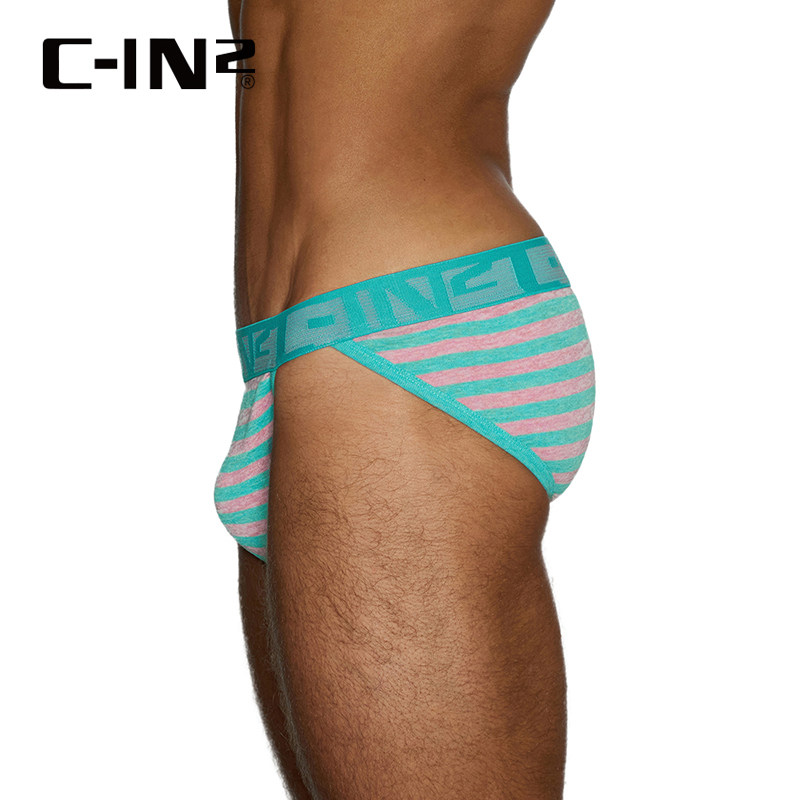 C-IN2新品男士内裤棉涤纶运动U凸低腰高叉不勒腿三角裤1912RT,淘宝优惠券,粉丝福利购,淘宝优惠卷