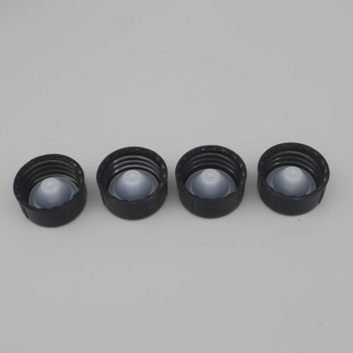 新品避光桶装外卖水果饮奶茶料果汁食品级无铅铝制带黑盖小空瓶子 - 图2