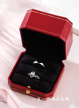 假对戒求婚戒指活口日韩情侣钻石