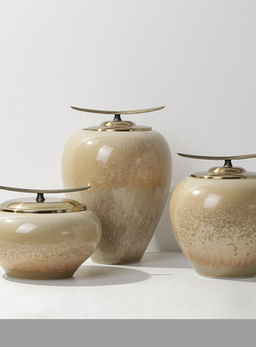新中式美学禅意陶罐储物罐摆件